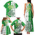 Ireland 17th March Saint Patrick's Day Family Matching Tank Maxi Dress and Hawaiian Shirt Irish Leprechaun with Shamrock