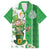 Ireland 17th March Saint Patrick's Day Hawaiian Shirt Irish Leprechaun with Shamrock