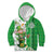 Ireland 17th March Saint Patrick's Day Kid Hoodie Irish Leprechaun with Shamrock