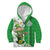 Ireland 17th March Saint Patrick's Day Kid Hoodie Irish Leprechaun with Shamrock