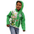 Ireland 17th March Saint Patrick's Day Kid Hoodie Irish Leprechaun with Shamrock