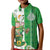 Ireland 17th March Saint Patrick's Day Kid Polo Shirt Irish Leprechaun with Shamrock