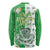 Ireland 17th March Saint Patrick's Day Long Sleeve Shirt Irish Leprechaun with Shamrock