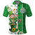 Ireland 17th March Saint Patrick's Day Polo Shirt Irish Leprechaun with Shamrock