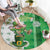 Ireland 17th March Saint Patrick's Day Round Carpet Irish Leprechaun with Shamrock