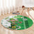 Ireland 17th March Saint Patrick's Day Round Carpet Irish Leprechaun with Shamrock