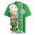 Ireland 17th March Saint Patrick's Day Rugby Jersey Irish Leprechaun with Shamrock