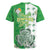 Ireland 17th March Saint Patrick's Day Rugby Jersey Irish Leprechaun with Shamrock