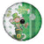 Ireland 17th March Saint Patrick's Day Spare Tire Cover Irish Leprechaun with Shamrock