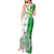 Ireland 17th March Saint Patrick's Day Tank Maxi Dress Irish Leprechaun with Shamrock