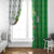 Ireland 17th March Saint Patrick's Day Window Curtain Irish Leprechaun with Shamrock