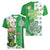 Ireland 17th March Saint Patrick's Day Women V-Neck T-Shirt Irish Leprechaun with Shamrock