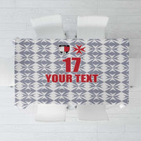 Custom Malta Football Jersey Go Champions Tablecloth White Style