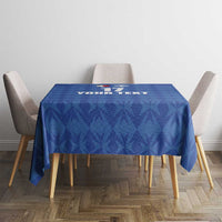 Custom Malta Football Jersey Go Champions Tablecloth Blue Style