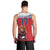 Custom Czech Republic Football Go Champions Men Tank Top Sporty Style with Lion Mascot