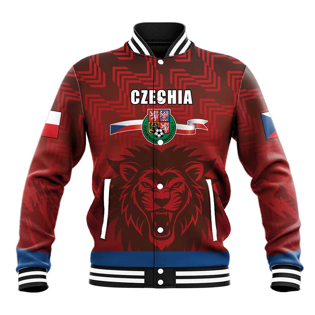 Czech Republic Football Custom Baseball Jacket Sporty Style