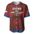 Czech Republic Football Custom Baseball Jersey Sporty Style