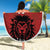 Czech Republic Football Custom Beach Blanket Sporty Style