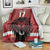 Czech Republic Football Custom Blanket Sporty Style