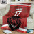 Czech Republic Football Custom Blanket Sporty Style