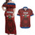 Czech Republic Football Custom Couples Matching Off Shoulder Maxi Dress and Hawaiian Shirt Sporty Style