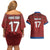 Czech Republic Football Custom Couples Matching Off Shoulder Short Dress and Hawaiian Shirt Sporty Style