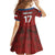 Czech Republic Football Custom Family Matching Long Sleeve Bodycon Dress and Hawaiian Shirt Sporty Style