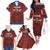 Czech Republic Football Custom Family Matching Off The Shoulder Long Sleeve Dress and Hawaiian Shirt Sporty Style