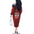 Czech Republic Football Custom Family Matching Off The Shoulder Long Sleeve Dress and Hawaiian Shirt Sporty Style