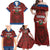 Czech Republic Football Custom Family Matching Off Shoulder Maxi Dress and Hawaiian Shirt Sporty Style