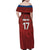 Czech Republic Football Custom Family Matching Off Shoulder Maxi Dress and Hawaiian Shirt Sporty Style