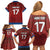 Czech Republic Football Custom Family Matching Off Shoulder Short Dress and Hawaiian Shirt Sporty Style