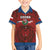 Czech Republic Football Custom Family Matching Off Shoulder Short Dress and Hawaiian Shirt Sporty Style