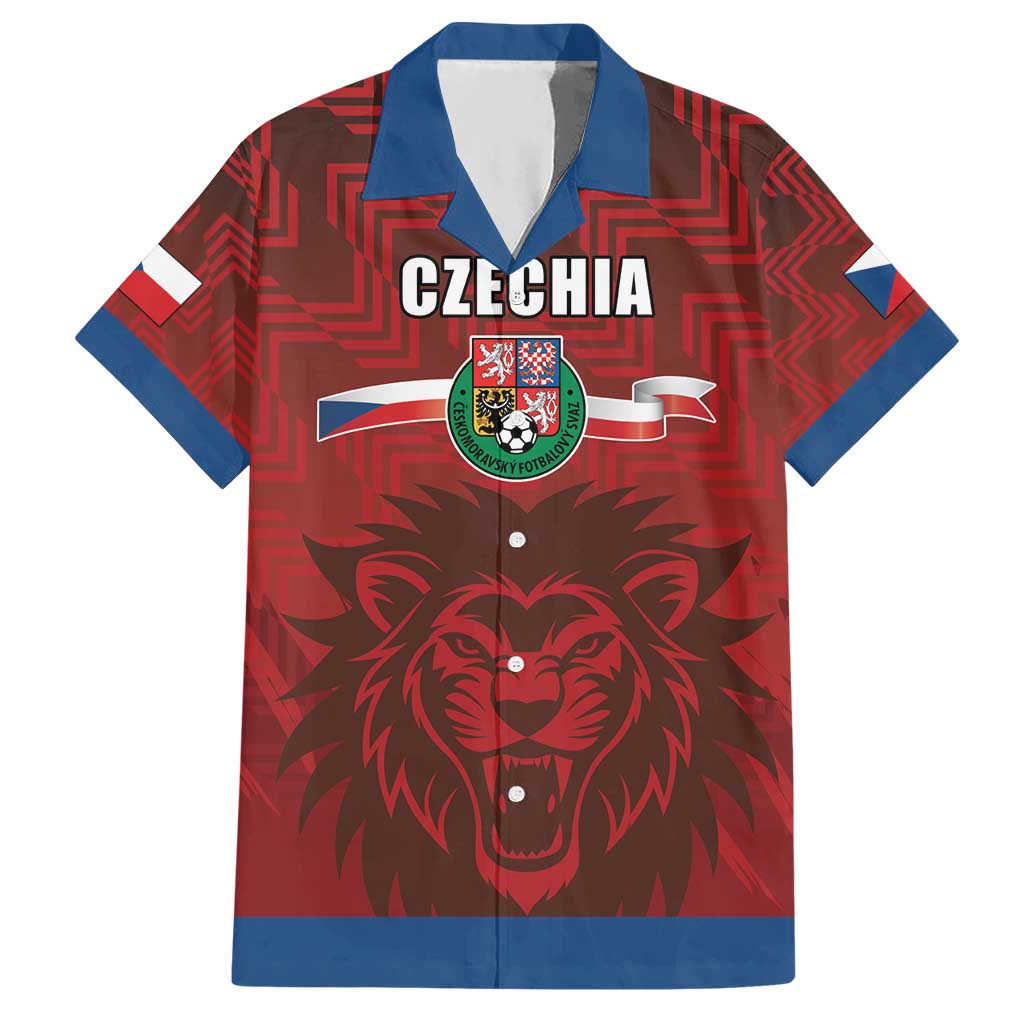 Czech Republic Football Custom Hawaiian Shirt Sporty Style