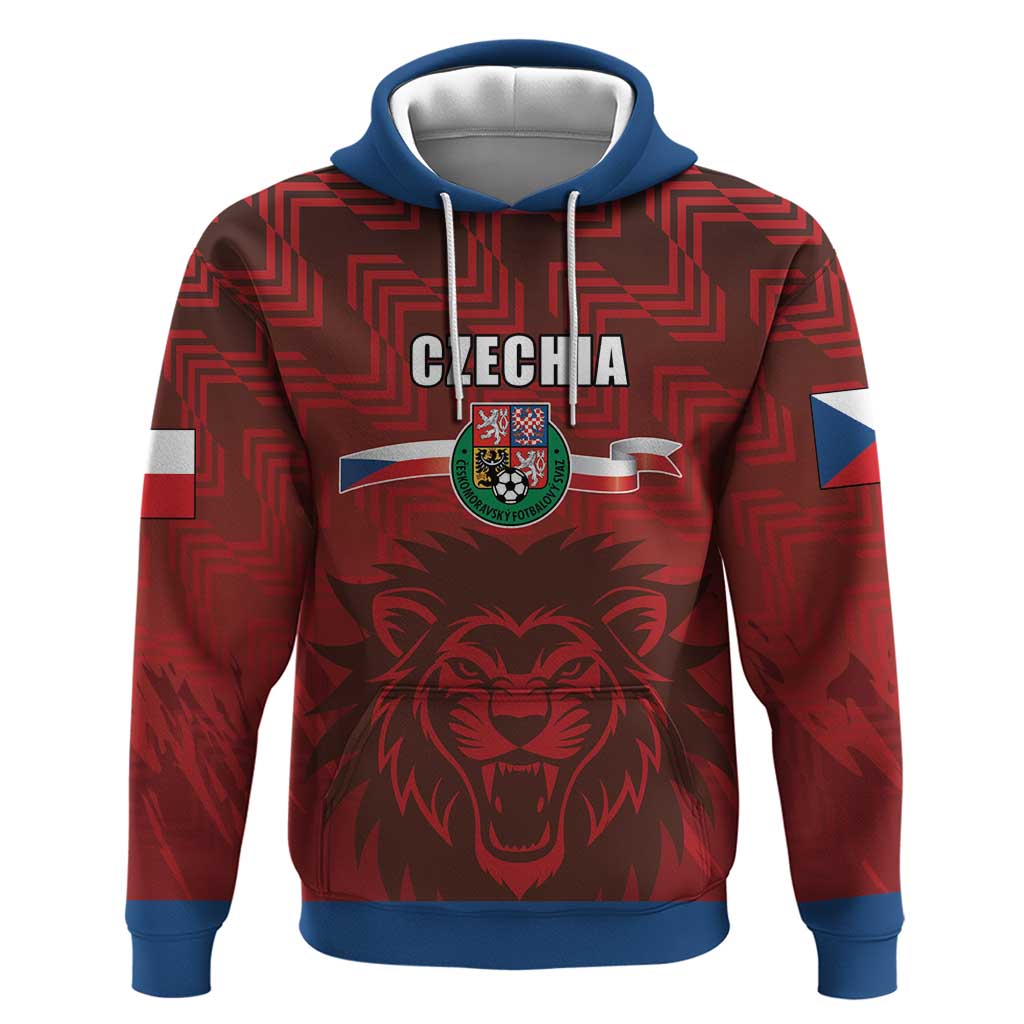 Czech Republic Football Custom Hoodie Sporty Style