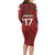 Czech Republic Football Custom Long Sleeve Bodycon Dress Sporty Style