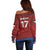 Czech Republic Football Custom Off Shoulder Sweater Sporty Style