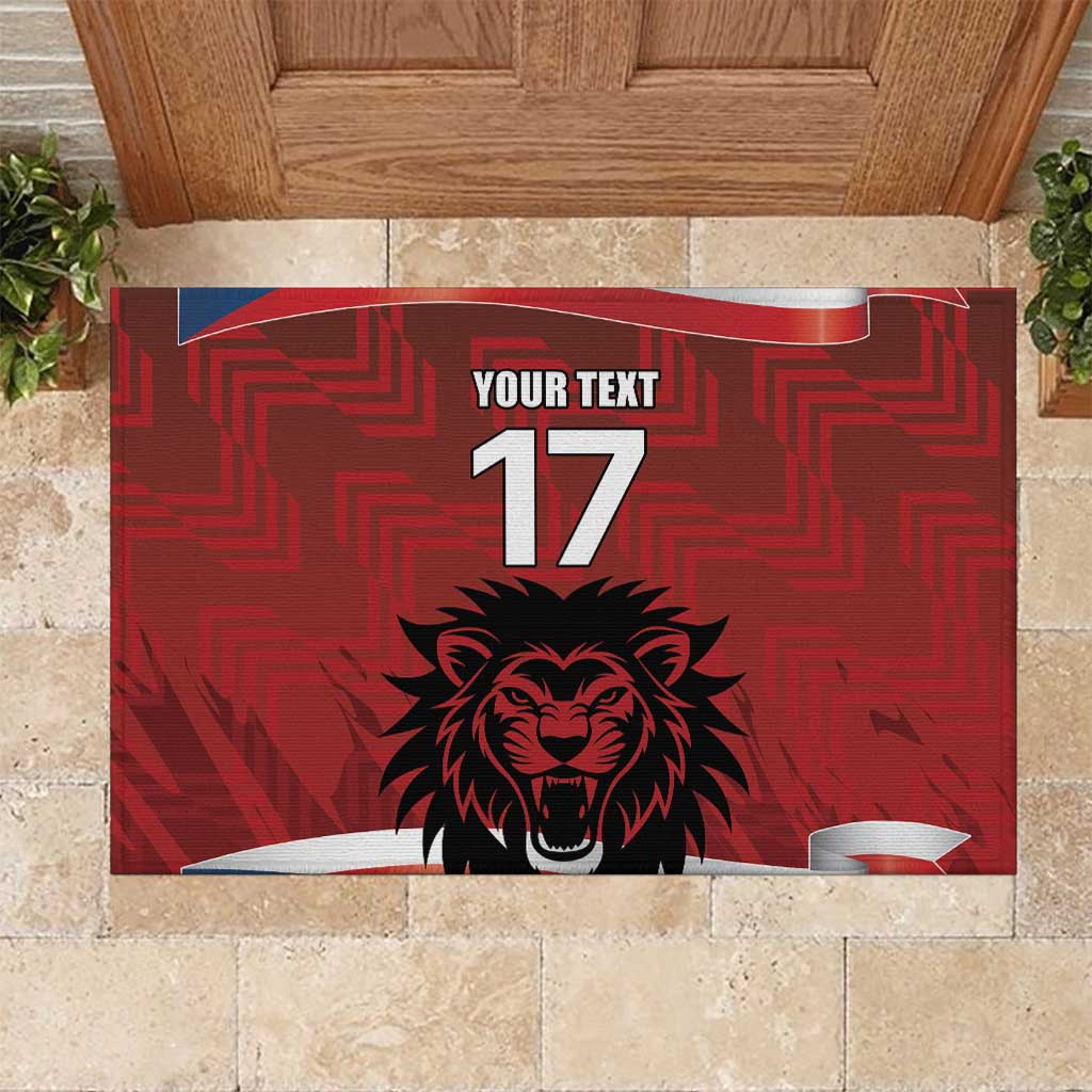 Czech Republic Football Custom Rubber Doormat Sporty Style LT17 - Wonder Print Shop