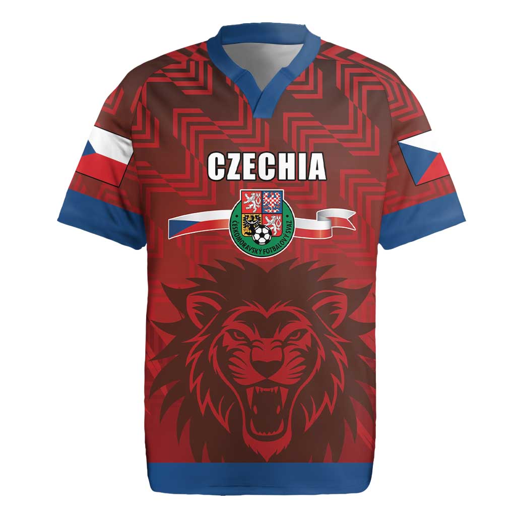 Czech Republic Football Custom Rugby Jersey Sporty Style LT17 - Wonder Print Shop