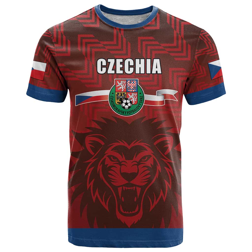 Czech Republic Football Custom T Shirt Sporty Style LT17 - Wonder Print Shop