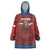 Czech Republic Football Custom Wearable Blanket Hoodie Sporty Style