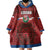 Czech Republic Football Custom Wearable Blanket Hoodie Sporty Style