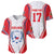 Czech Republic Ice Hockey Custom Baseball Jersey Flag Style