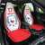 Czech Republic Ice Hockey Custom Car Seat Cover Flag Style