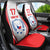 Czech Republic Ice Hockey Custom Car Seat Cover Flag Style