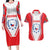 Czech Republic Ice Hockey Custom Couples Matching Long Sleeve Bodycon Dress and Hawaiian Shirt Flag Style