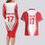 Czech Republic Ice Hockey Custom Couples Matching Long Sleeve Bodycon Dress and Hawaiian Shirt Flag Style