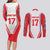 Czech Republic Ice Hockey Custom Couples Matching Long Sleeve Bodycon Dress and Long Sleeve Button Shirt Flag Style