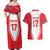 Czech Republic Ice Hockey Custom Couples Matching Off Shoulder Maxi Dress and Hawaiian Shirt Flag Style