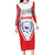 Czech Republic Ice Hockey Custom Family Matching Long Sleeve Bodycon Dress and Hawaiian Shirt Flag Style